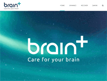 Tablet Screenshot of brain-plus.com